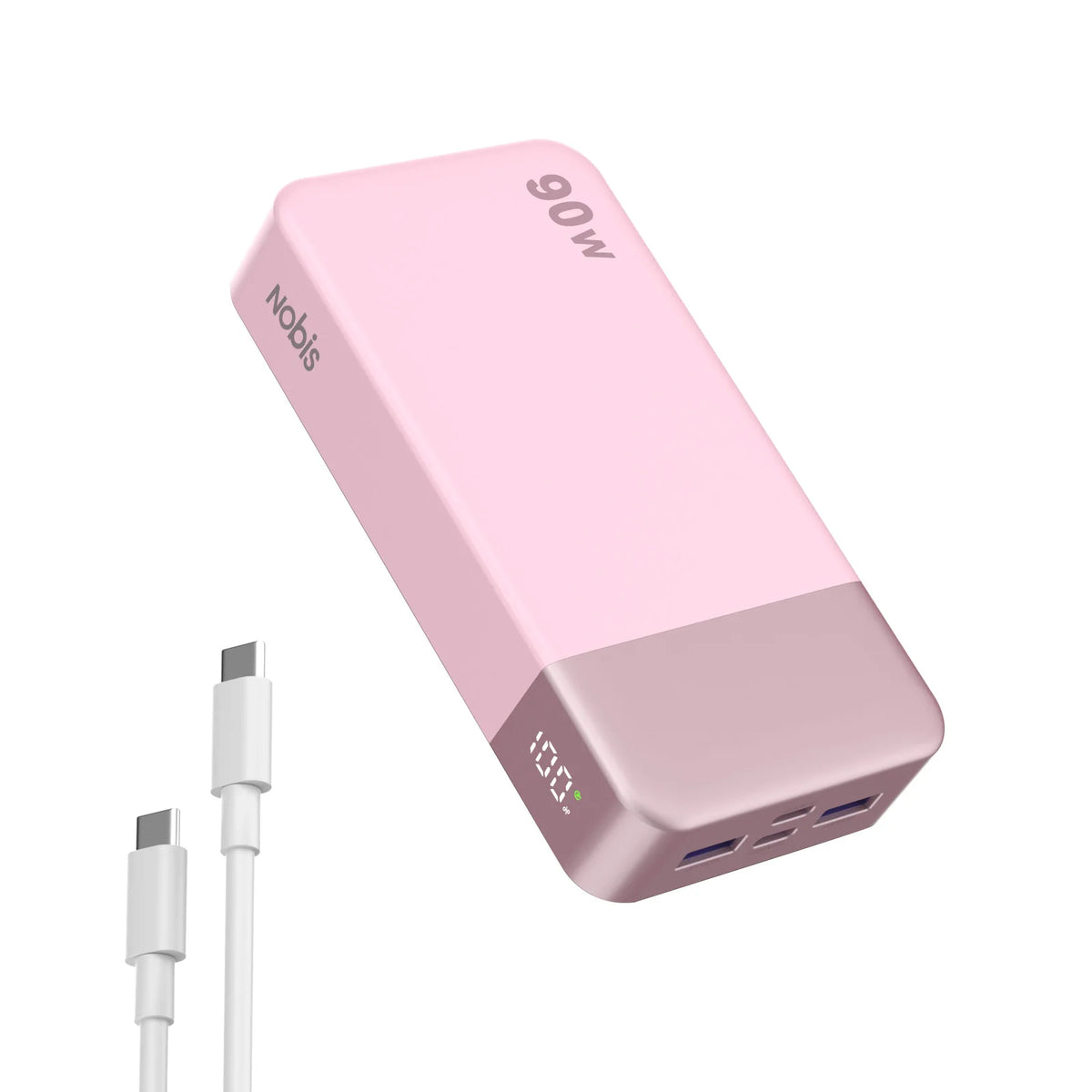 20,000mAh 90W Four-Port Power Bank with Dual USB-C and LED Display - image 9