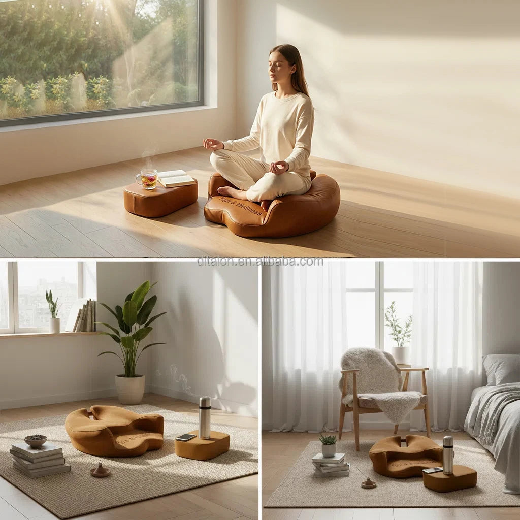 Japanese Style Woven Futon Tatami Mat Multi Functional Bay Window Floor Seating Cushion
