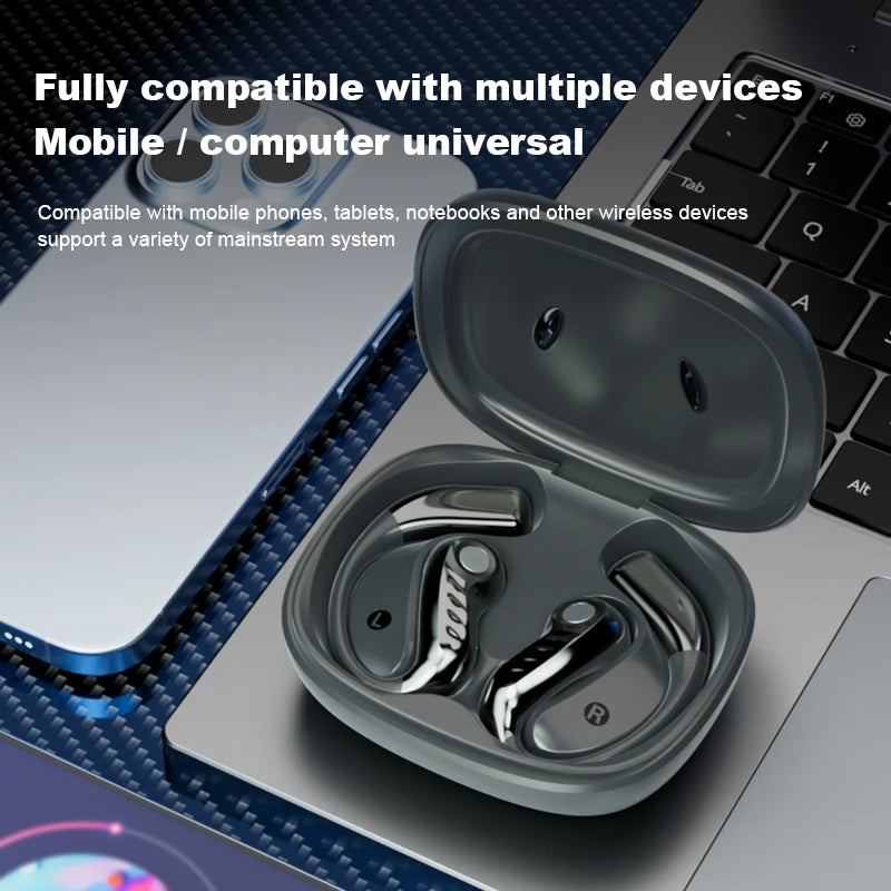 Open-Ear Gaming Earbuds with Smart Touch Screen and 600mAh Case - image 5