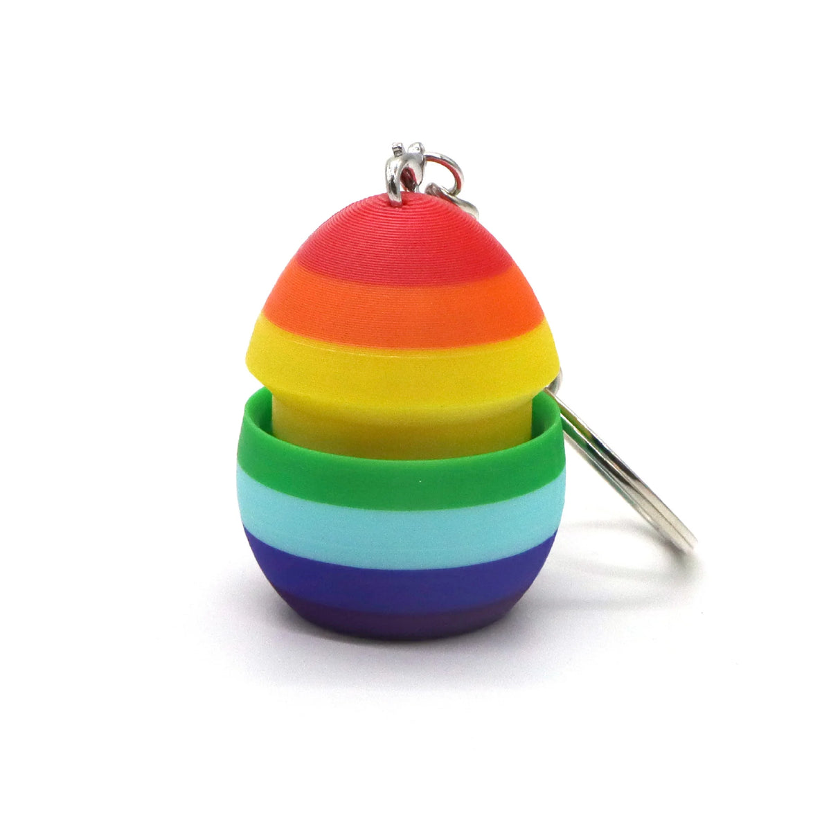 3D Printed Rabbit in Egg Keychain, PLA Cartoon Bag Charm - image 10