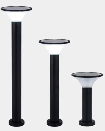 Minimalist Aluminum Solar Lawn Light, 7W, 360° Beam, IP65 - image 2