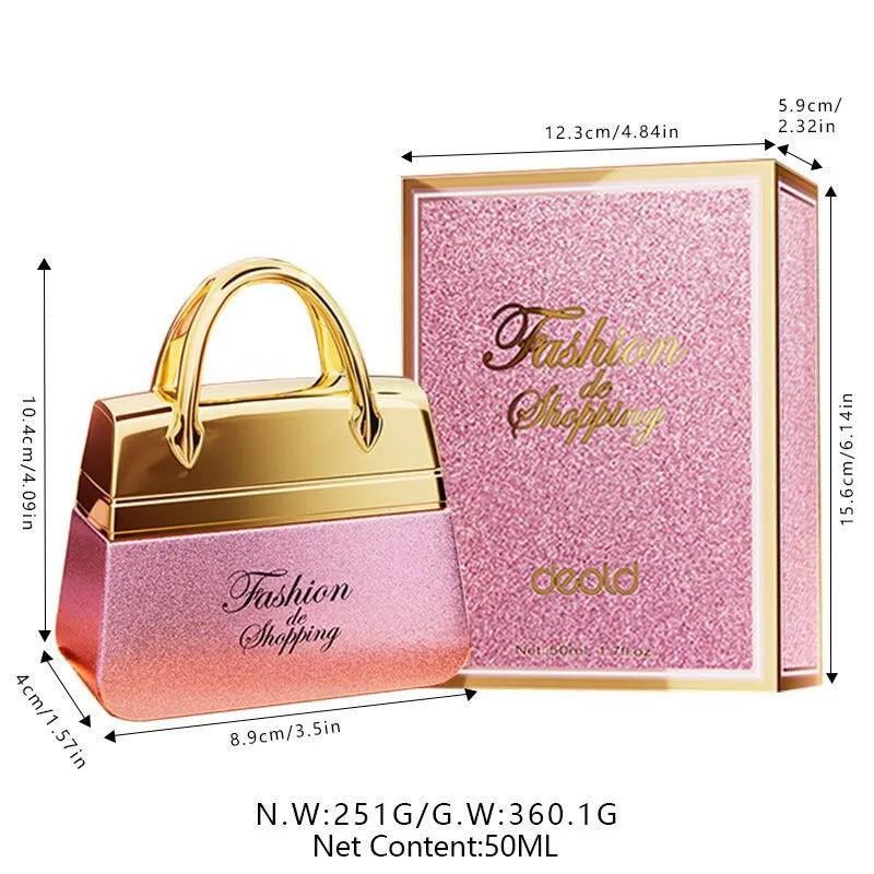 Rose Perfume Body Spray in Square Bottle, 50 ml - image 4