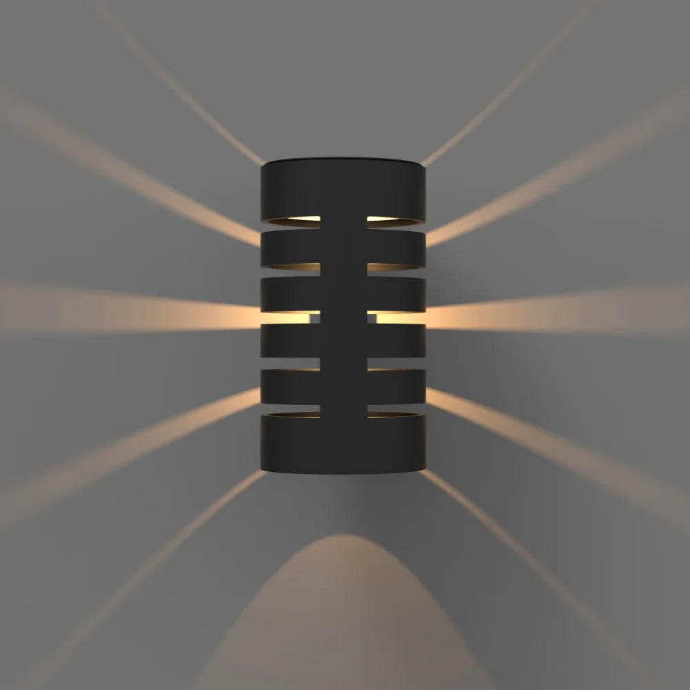 Small Solar LED Wall Light with Dusk Sensor, IP65 PC Body - image 4