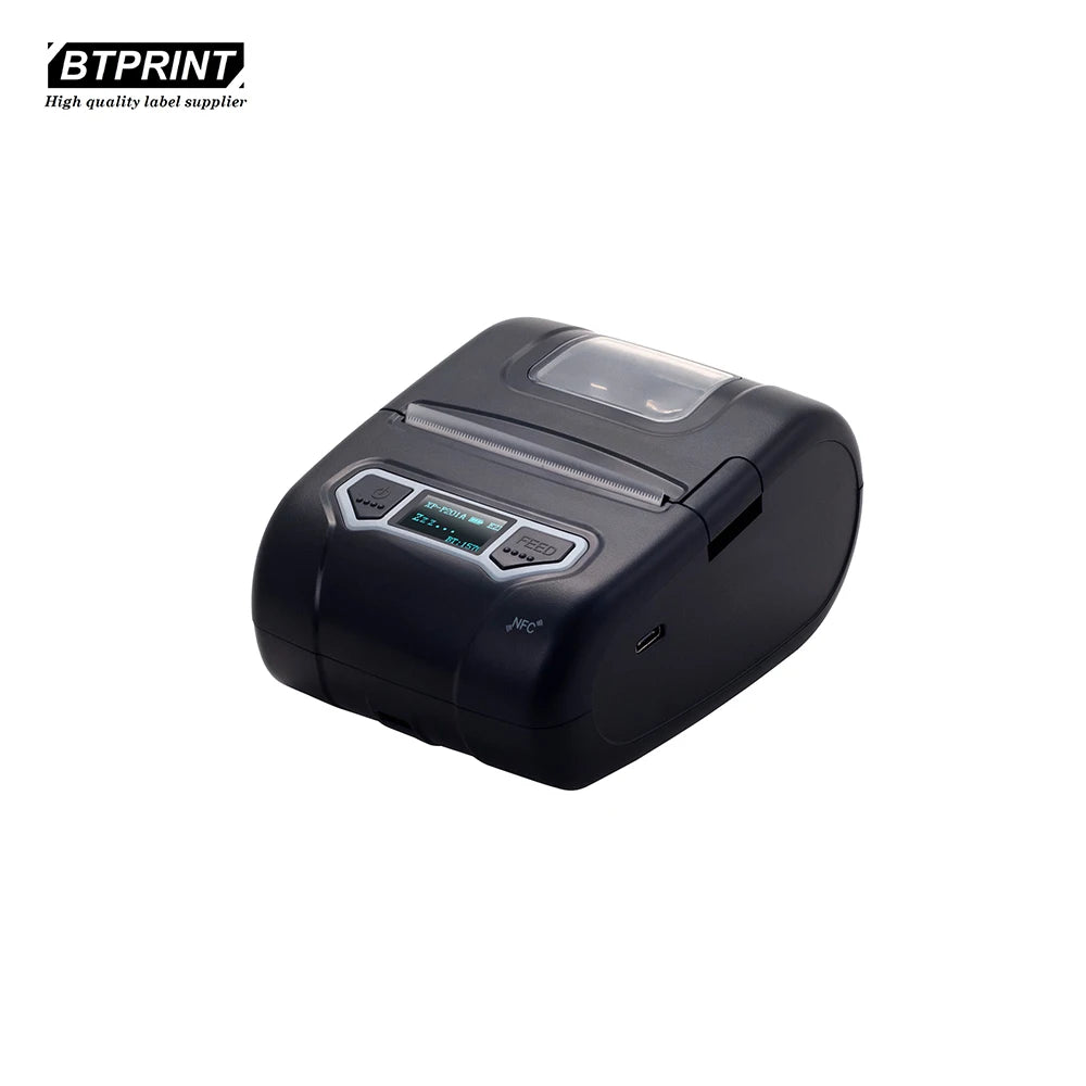 Portable Bluetooth Receipt and Label Printer for Retail, 80 mm