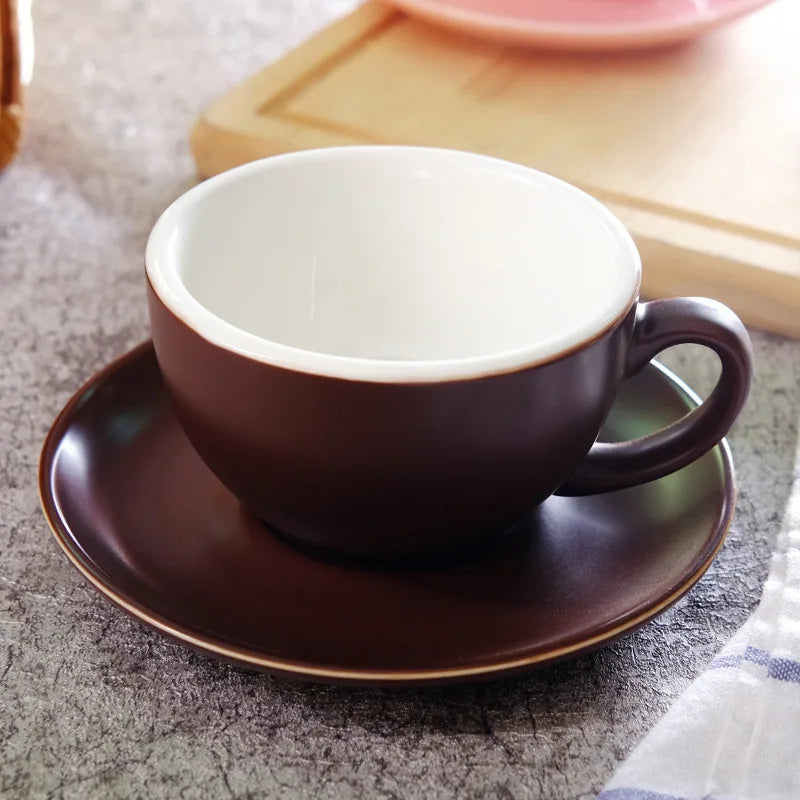 Classic Ceramic Coffee Cup and Saucer Set for Coffee or Tea - image 10