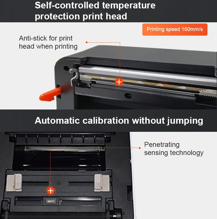 Direct Thermal Shipping Label Printer with WiFi, Bluetooth and USB - image 5