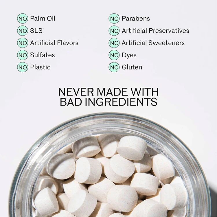 Peppermint Nano-Hydroxyapatite Chewable Toothpaste Tablets, 124 Count - image 4
