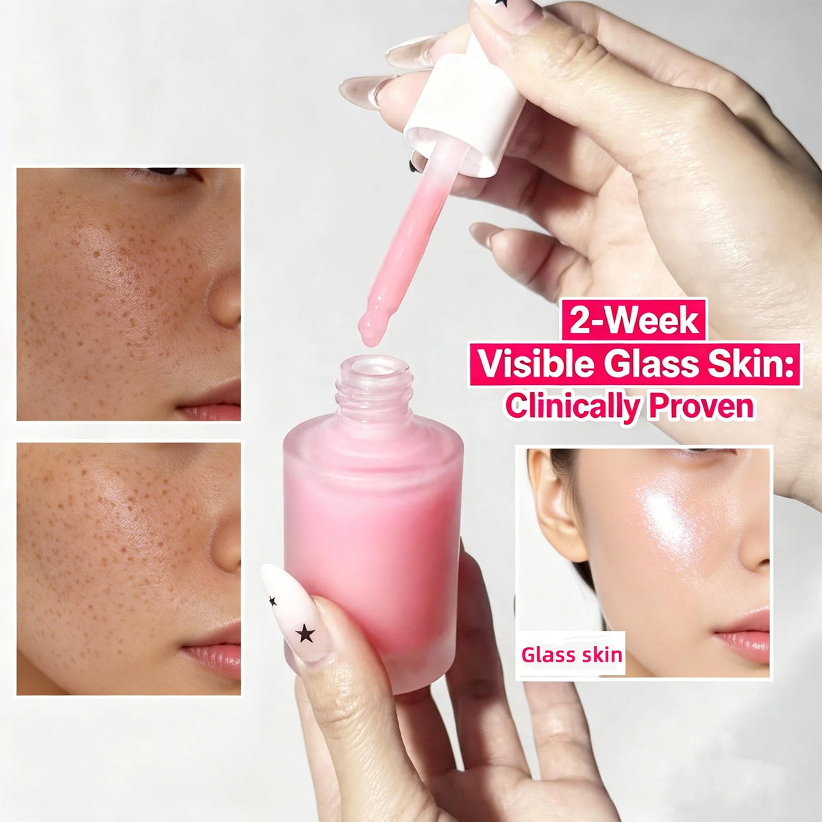 PDRN Serum Advanced Peptide Serum for Firming and Wrinkle Care Professional Face Recovery
