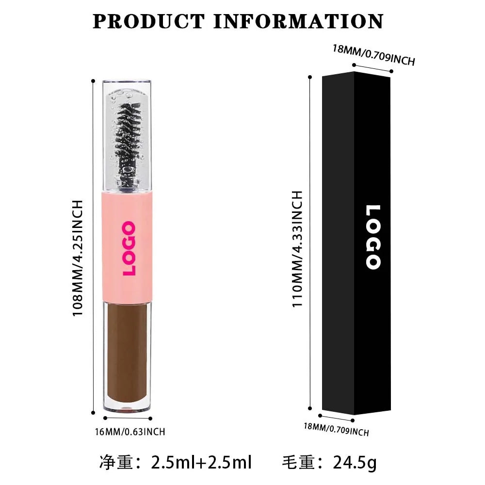 Vegan Mineral Eyebrow Setting Gel, Waterproof and Sweat-Proof - image 4