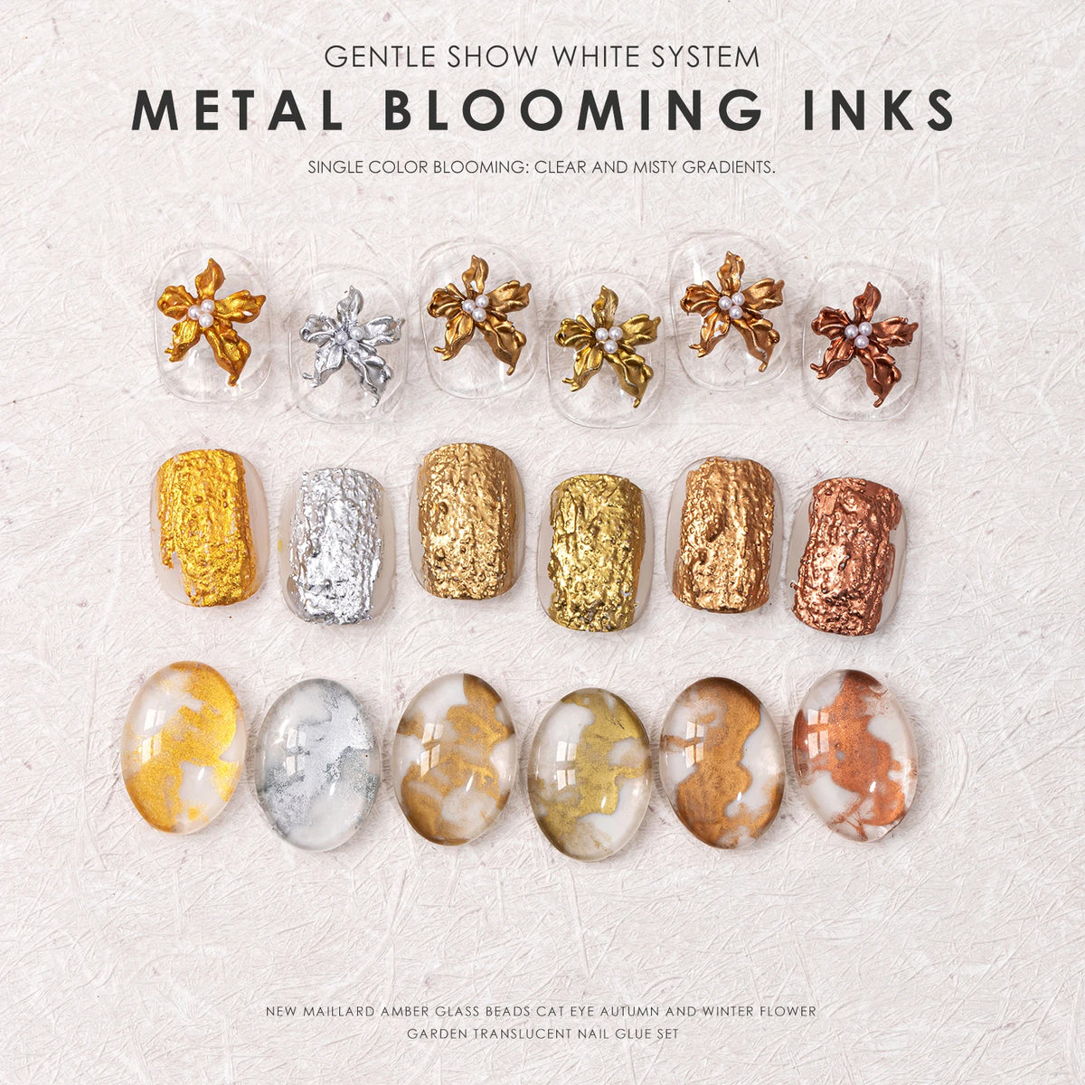 Metallic Blooming Liquid Gel with Metal Sheen, Soak-Off, 15 ml - image 5