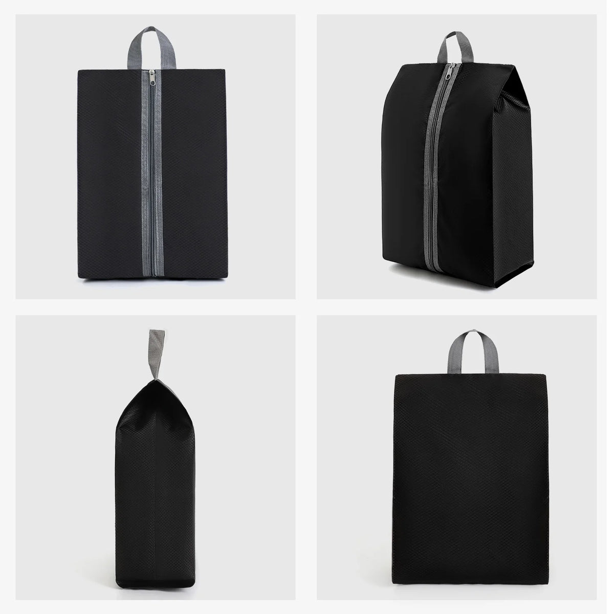 Reflective Zippered Sneaker Bag for Travel, Lightweight 48 g - image 3