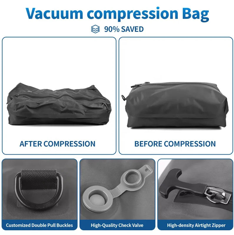 20L TPU Vacuum Compression Bag for Travel and Camping, Water-Resistant - image 3