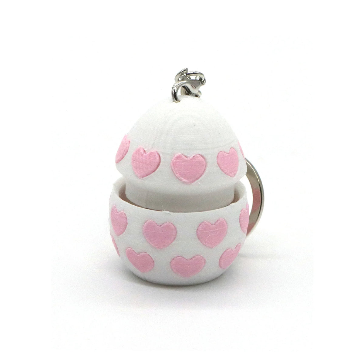 3D Printed Rabbit in Egg Keychain, PLA Cartoon Bag Charm - image 8