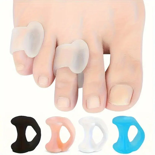 10 Pcs Toe Separators Corrector for Overlapping and Curled Toes Bunions Alignment