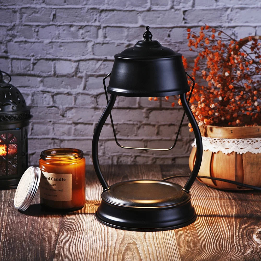 Flameless Metal Wax Melt Warmer Lamp with Adjustable Brightness - image 2
