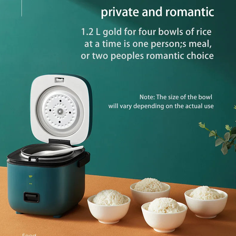 Home Mini Rice Cooker, Small 1-2 Person Rice Cooker, Steaming and Cooking Smart One
