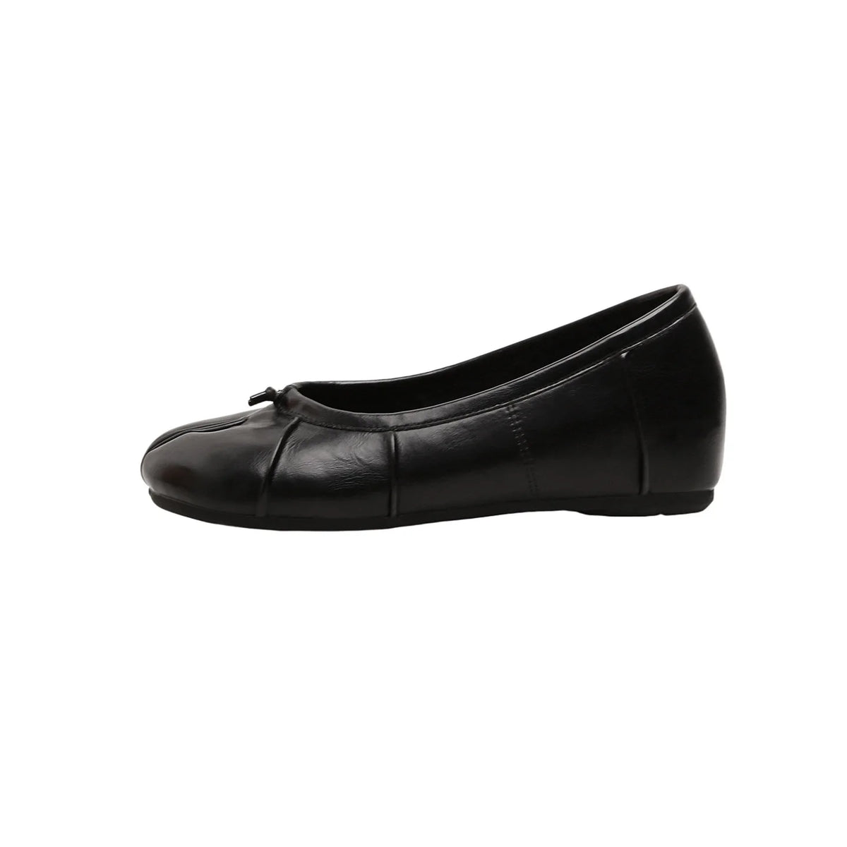 Plus Size 34-42 Women Tabi Split Toe Mules, Slip on Backless Ladies Split Toe Flat