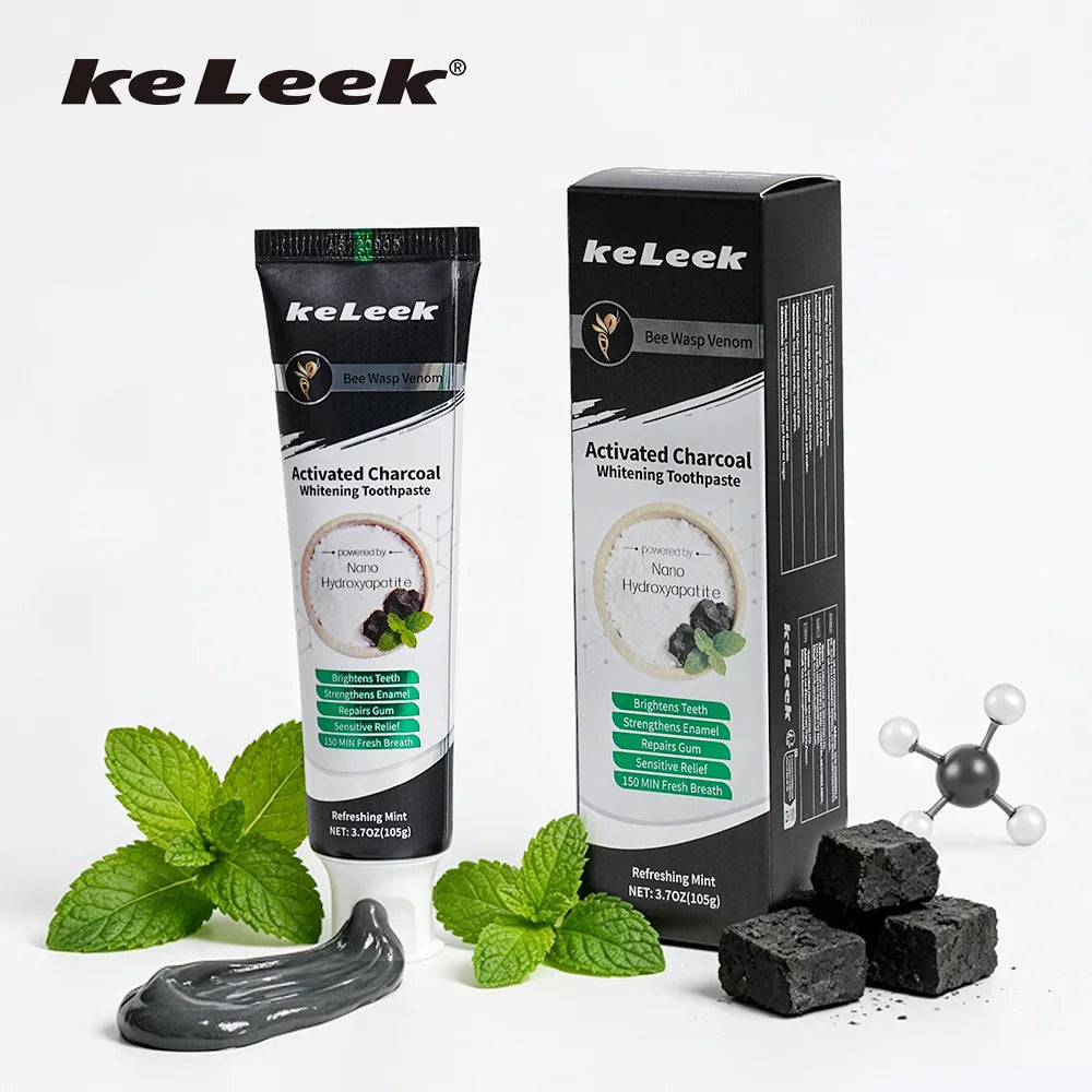 Activated Charcoal Nano-Hydroxyapatite Toothpaste, Mint, 105 g - image 2