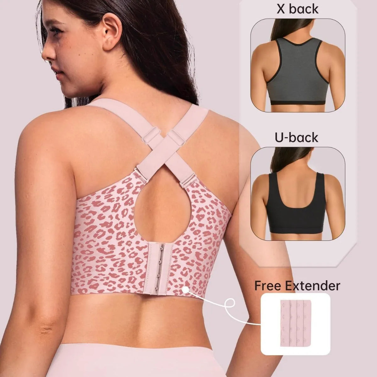 Seamless Wire-Free Jelly Bra with Wide Straps, Plus Sizes S–5XL - image 3