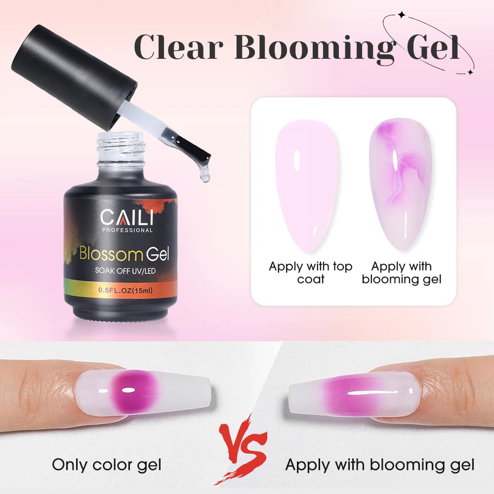 Clear Resin Blooming Gel for Gradient Nail Art, 15 ml - image 3