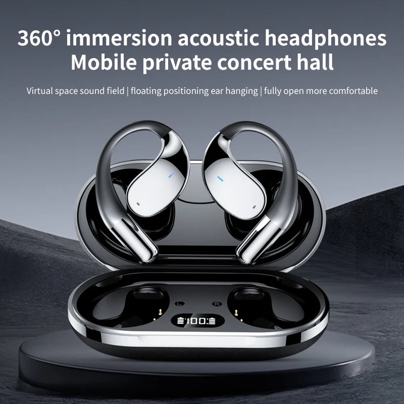 Open-Ear Sports Earbuds with Mini Ear Hooks, IPX5, AI Translation - image 4