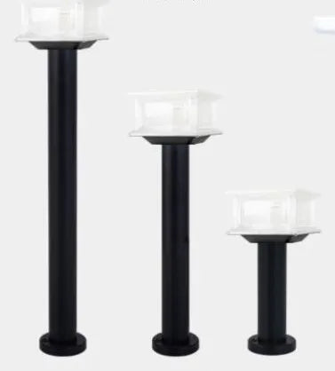 Minimalist Aluminum Solar Lawn Light, 7W, 360° Beam, IP65 - image 4