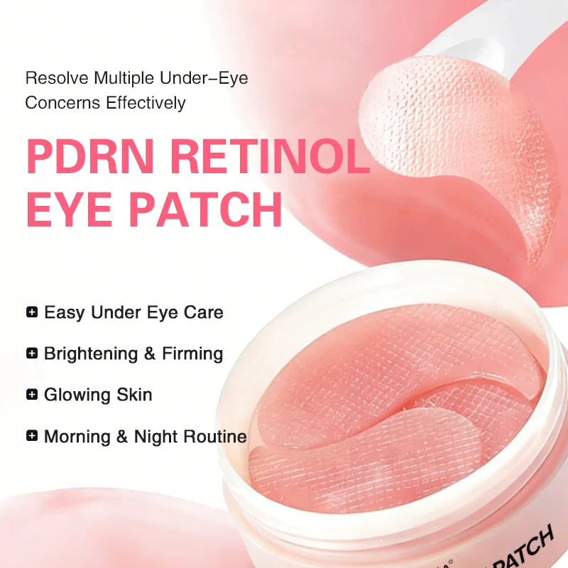 PDRN Retinol Eye Patches 60 Under Eye Masks Puffy Eyes Age-wrinkle Dark Circles for Woman