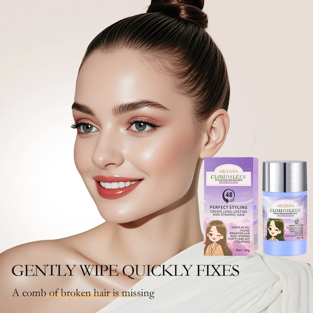 Hair Wax Stick Matte Hair Wax & Hair Clay Hair Styling Paste for Tidy Flyaway Hair