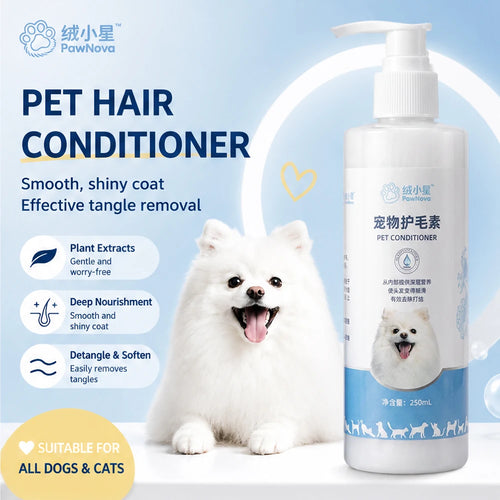 PET Conditioner for Dogs Cats Natural Formula Dog Cat Coat Care Detangler Softener Anti