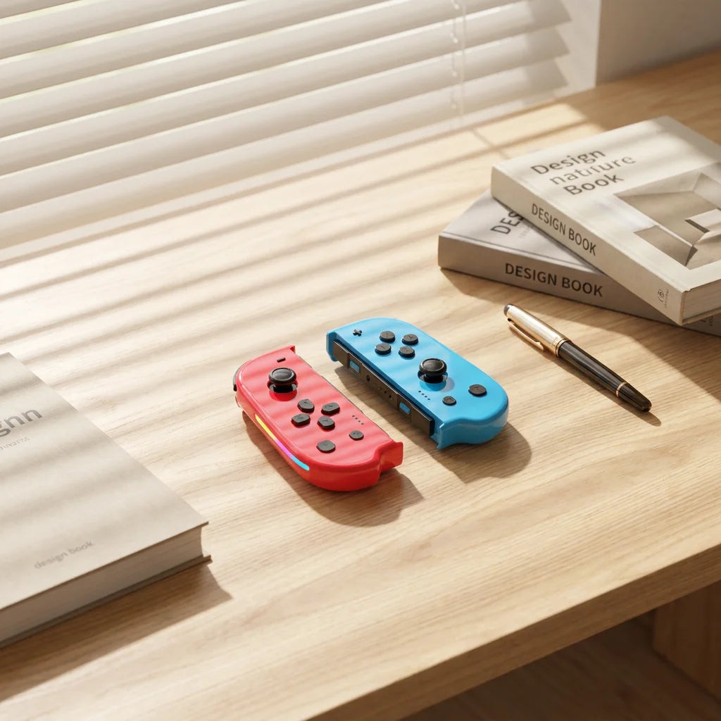 Replacement Joy-con Controller, NFC & 360° Hall-Effect Joysticks, Compatible with Switch