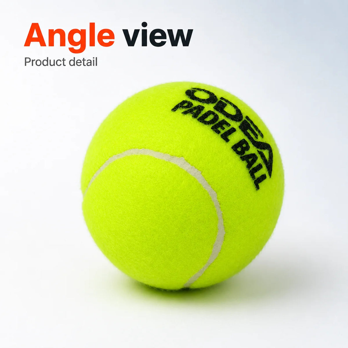 Pressurized Padel Balls with 45% Wool Felt, 66 mm, 3-Pack - image 4