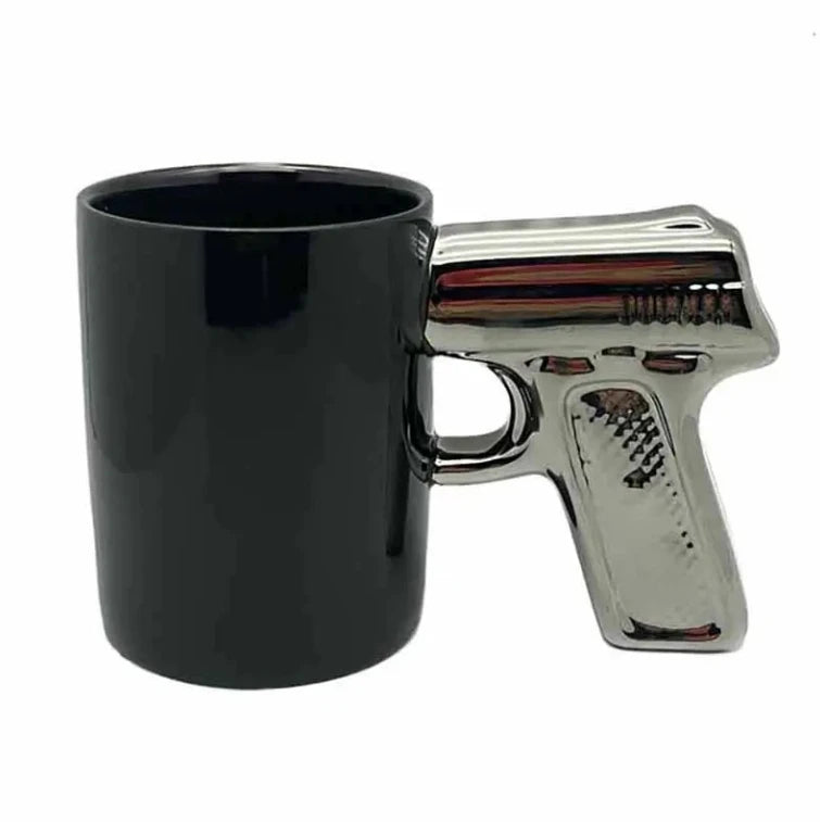 Novelty Pistol-Shaped Ceramic Coffee Mug, 350 ml - image 6