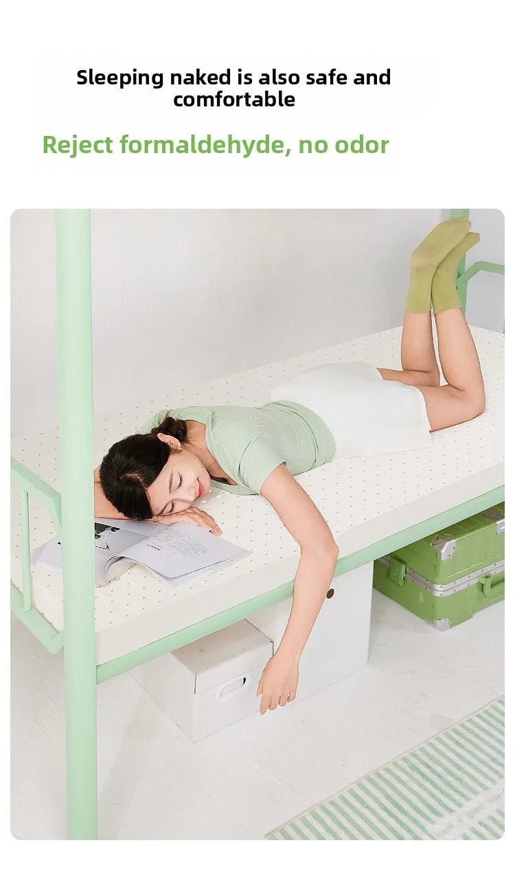 Thin Natural Latex Hybrid Mattress for Dorm Beds, 5 or 7.5 cm