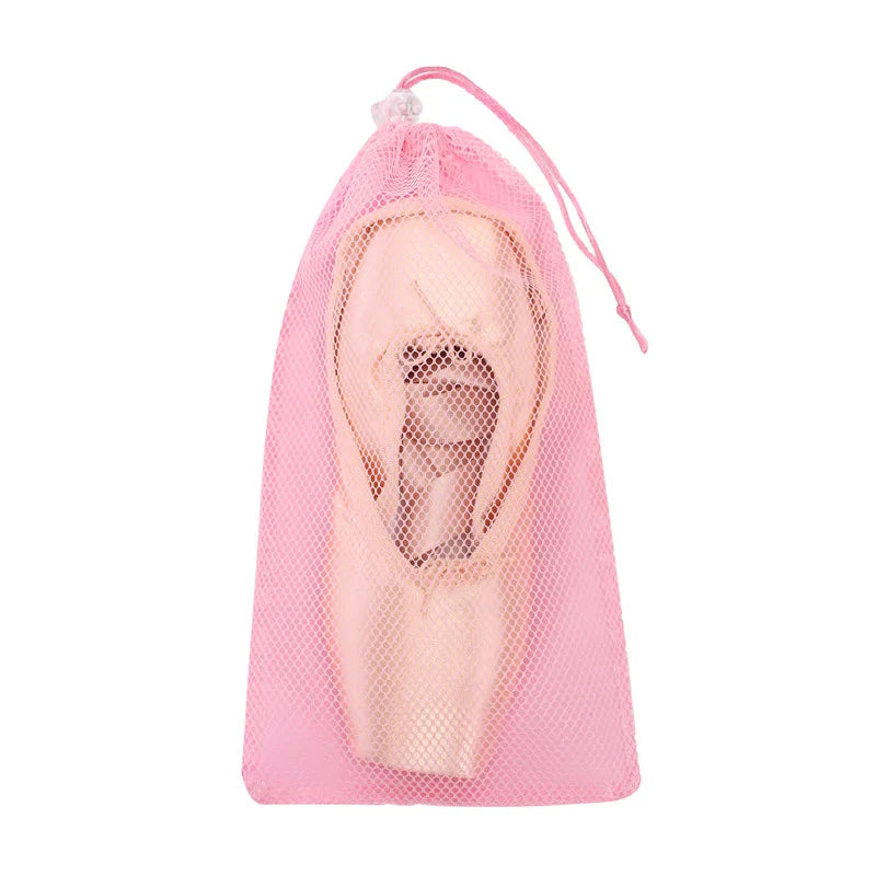 Pink Drawstring Ballet Shoe Bag for Dance Shoes, 30 x 16 cm - image 5