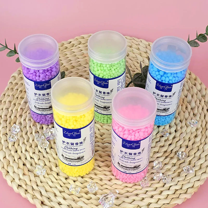 Floral Fabric Softener Fragrance Beads, 110 g Bottle - image 2
