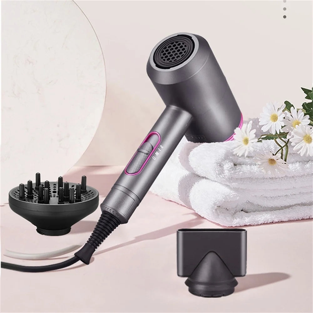 Professional Ionic Hair Dryer Salon 2000W Powerful Lightweight Travel Hotel Universal
