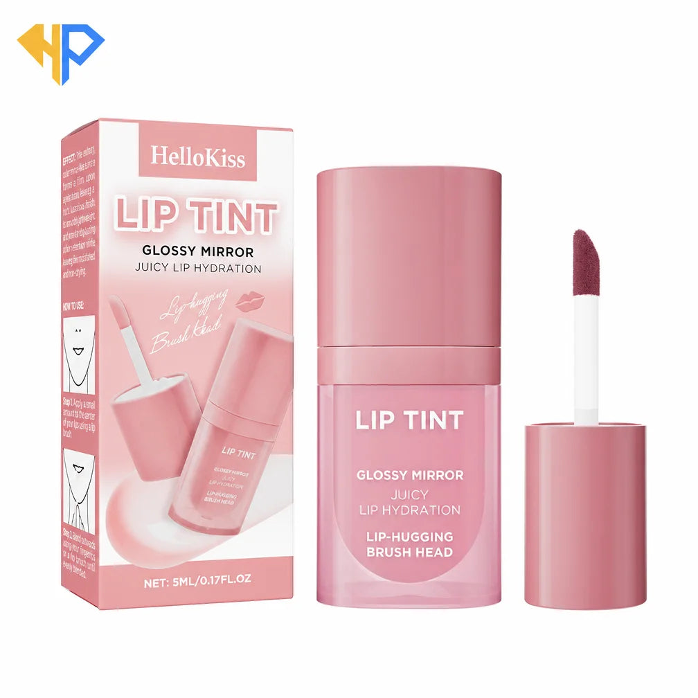 Mineral Lip Gloss High Pigment Long Lasting Hydrating Liquid Lipstick Tint & Lip Stain