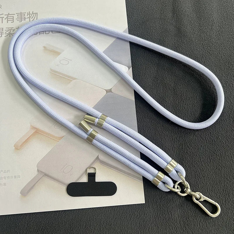 Adjustable 8 mm Crossbody Phone Lanyard with Patch-Style Connector - image 8