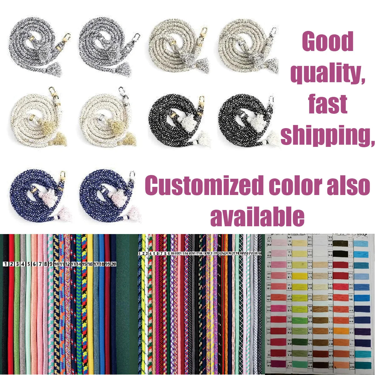 Universal Crossbody Phone Strap with Detachable Lanyard, PC and TPU - image 4