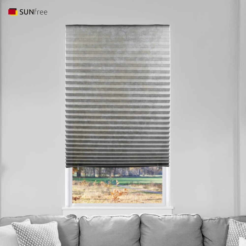 Self-Adhesive Cordless Cellular Pleated Shades, 60 x 150 cm - image 8