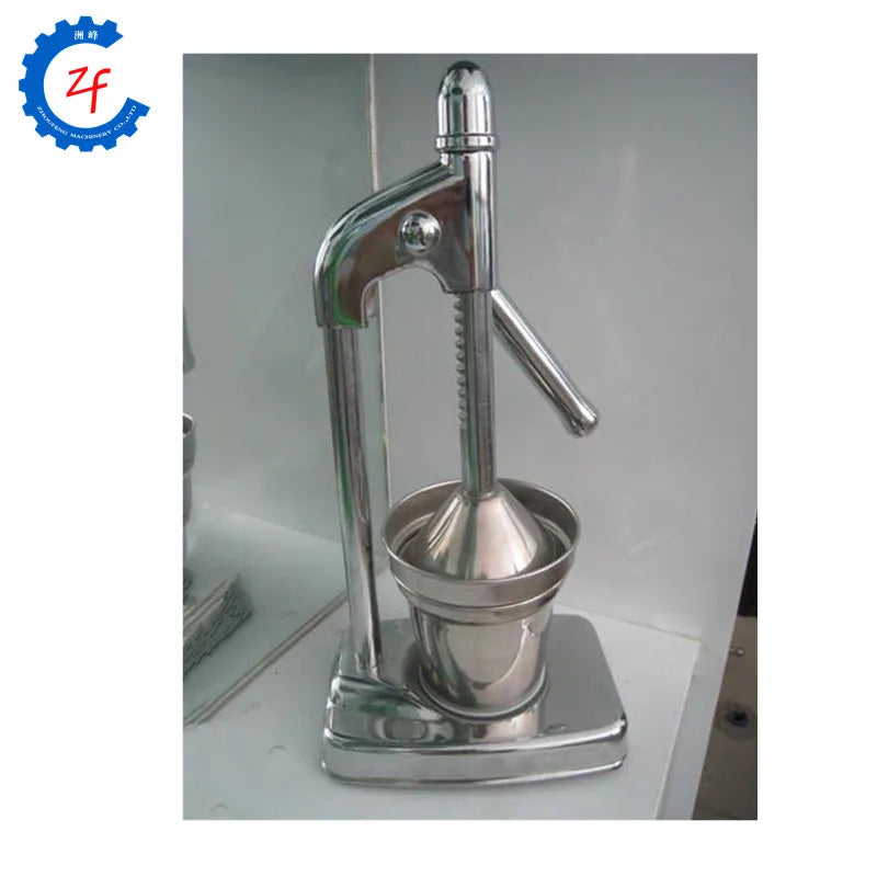 Stainless Steel and Zinc Alloy Hand Press Orange Juicer, 37 cm - image 2