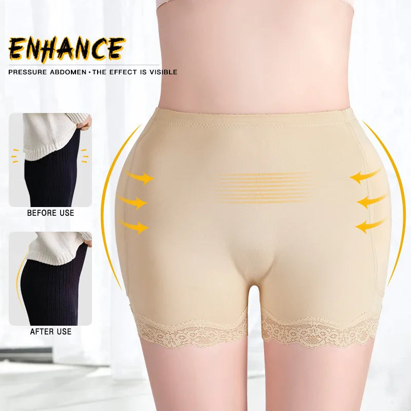 King Mcgreen Star High Waist Big Ass Panties Women Slimming Butt Lifter Padded Push Up