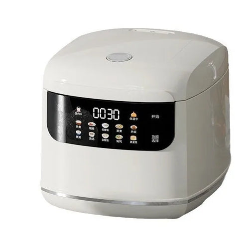 2L Mini Drum Rice Cooker with 24-Hour Smart Reservation for 1-2 People Multi-Function