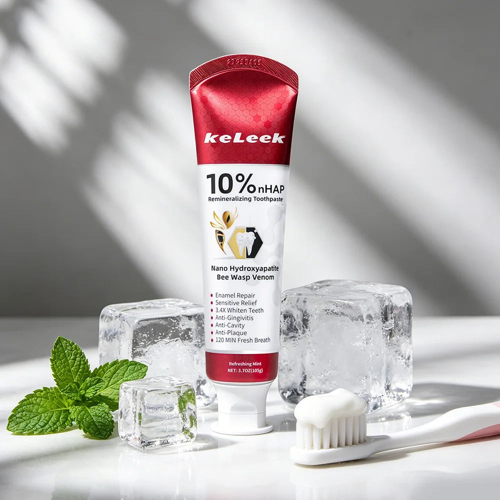 10% Nano-Hydroxyapatite Toothpaste with Bee Venom, Cool Mint, 105 g - image 4