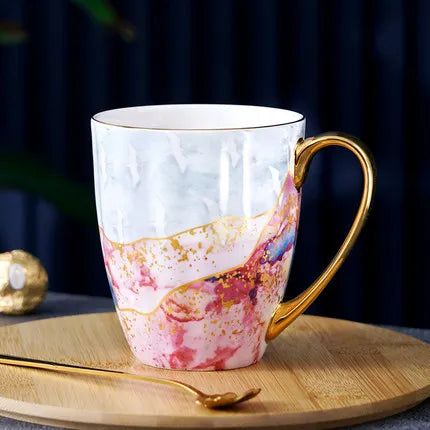 European-Style Bone China Mug for Coffee, Tea or Water, 400 ml - image 7