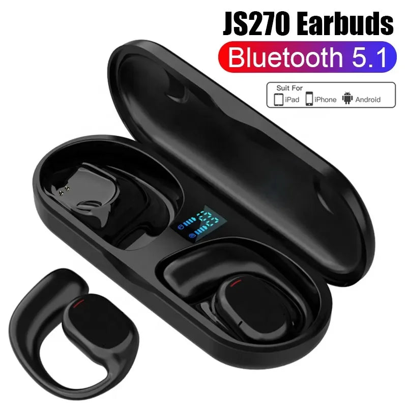Open-Ear Sports Ear Hook Earphones with Digital Display, BT 5.3 - image 4