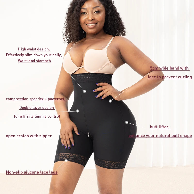 Tummy Control Compression Post Surgery Body Shaper Flat Tummy Butt Lifter Panties