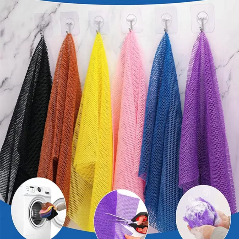 Nylon African Net Back Scrubber Towel, Full-Back 80 x 30 cm - image 3