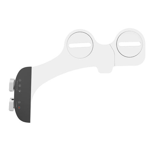 Ultra Slim Portable Bidet Attachment Self-Cleaning Dual Nozzle for Front Rear Toilet Hot