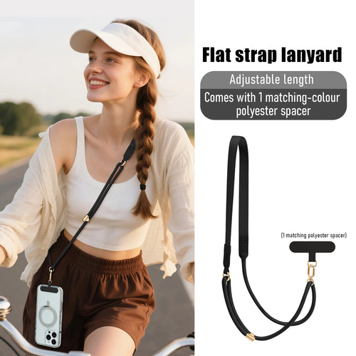 Anti Theft Neck/Crossbody Lanyard Adjustable Braided Lanyard for Mobile Phone Camera USB